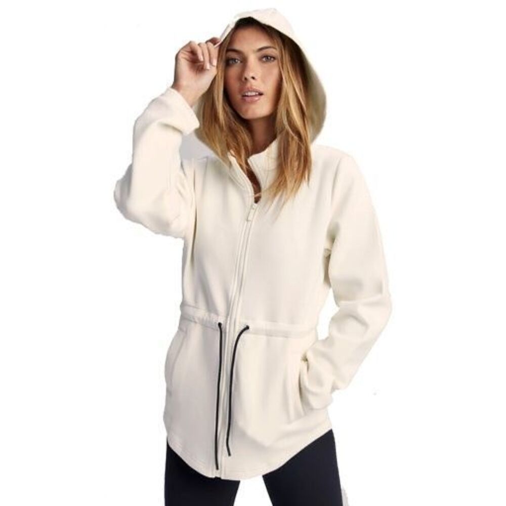 Varley Cream Hooded Sweatshirt